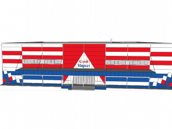 Торговый центр из сэндвич-панелей