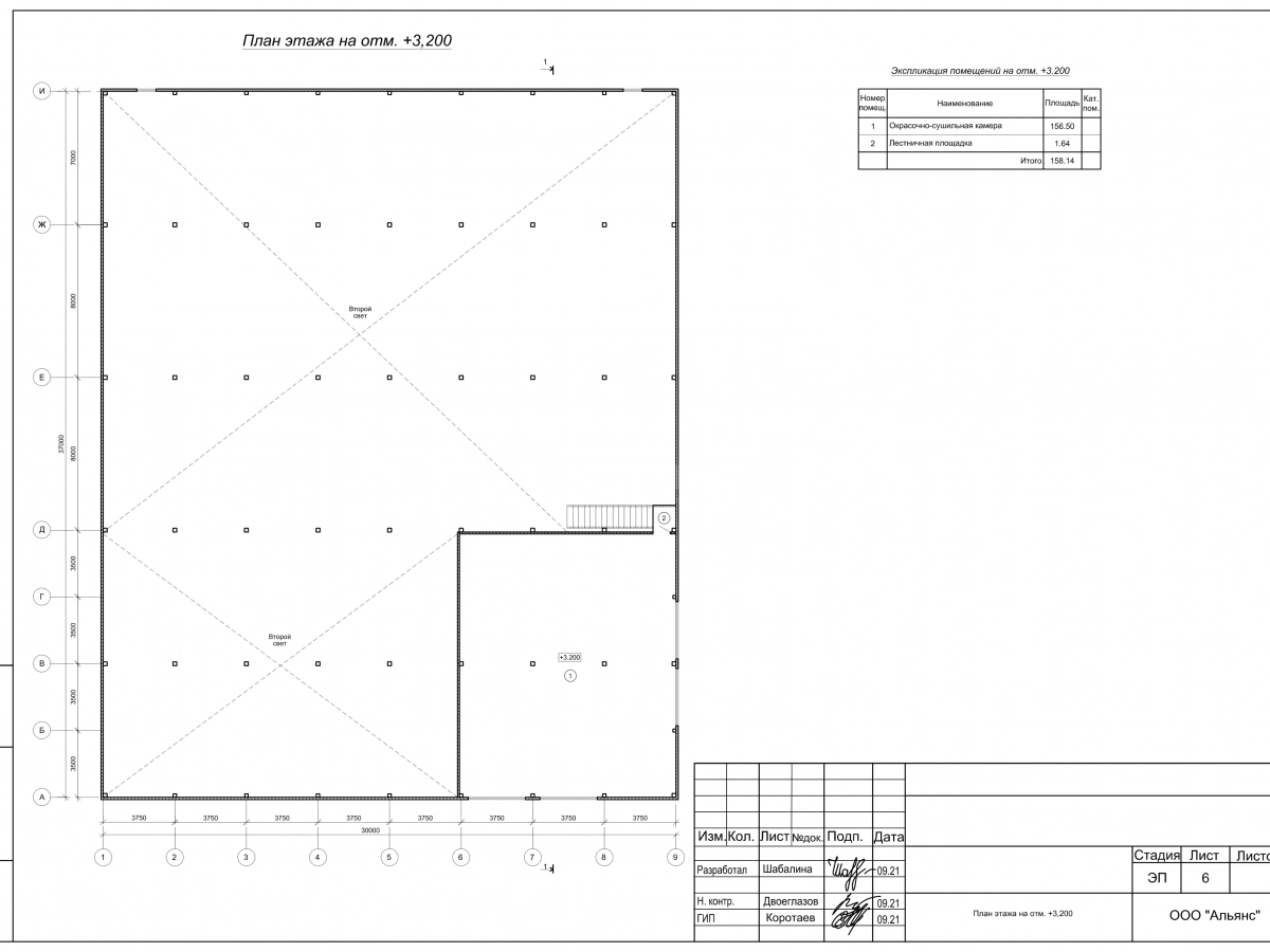 3D визуализация Грузовой СТО из сэндвич-панелей - фото 6